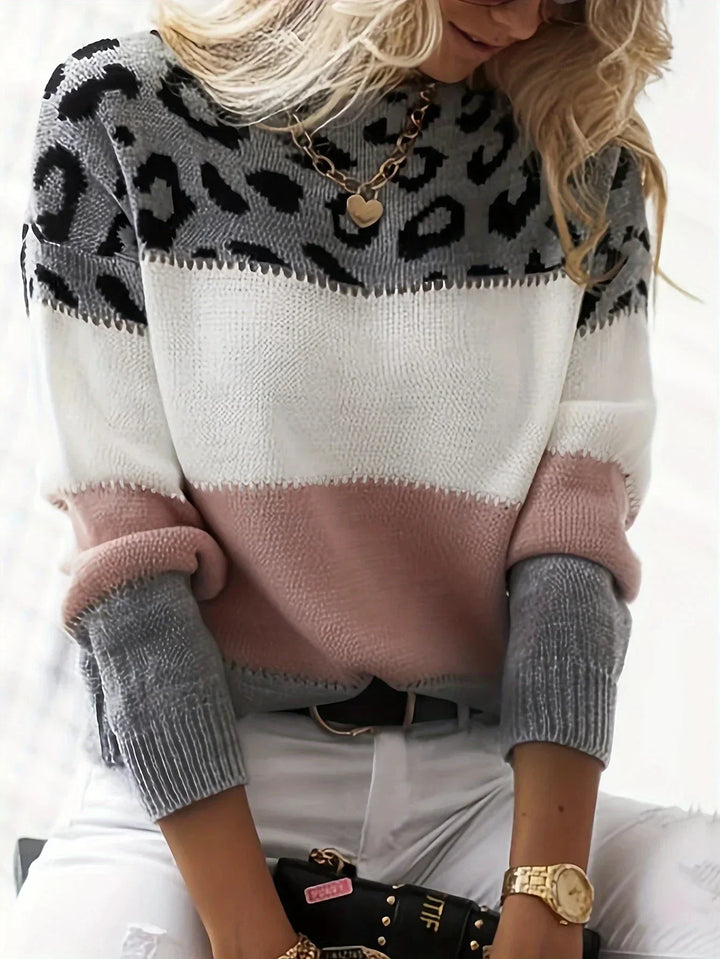 Livia | Maglia elegante con motivo leopardato