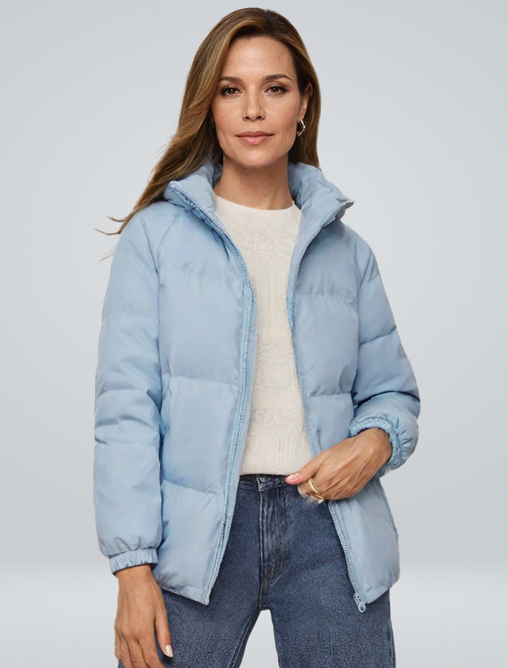 Chloe | Cappotto invernale foderato con cappuccio