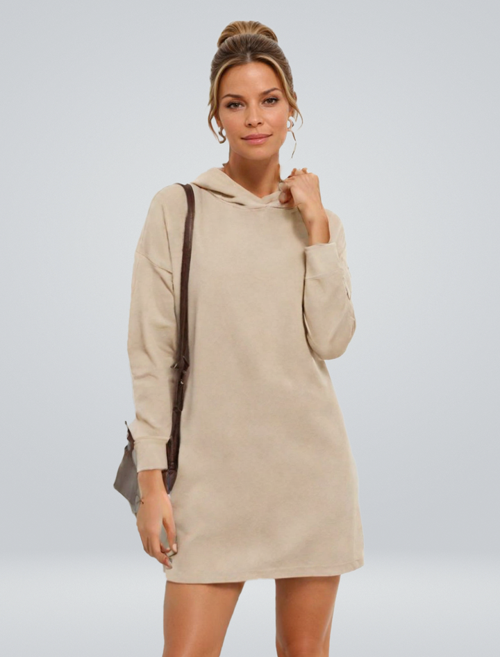 Elena | Confortevole abito con cappuccio