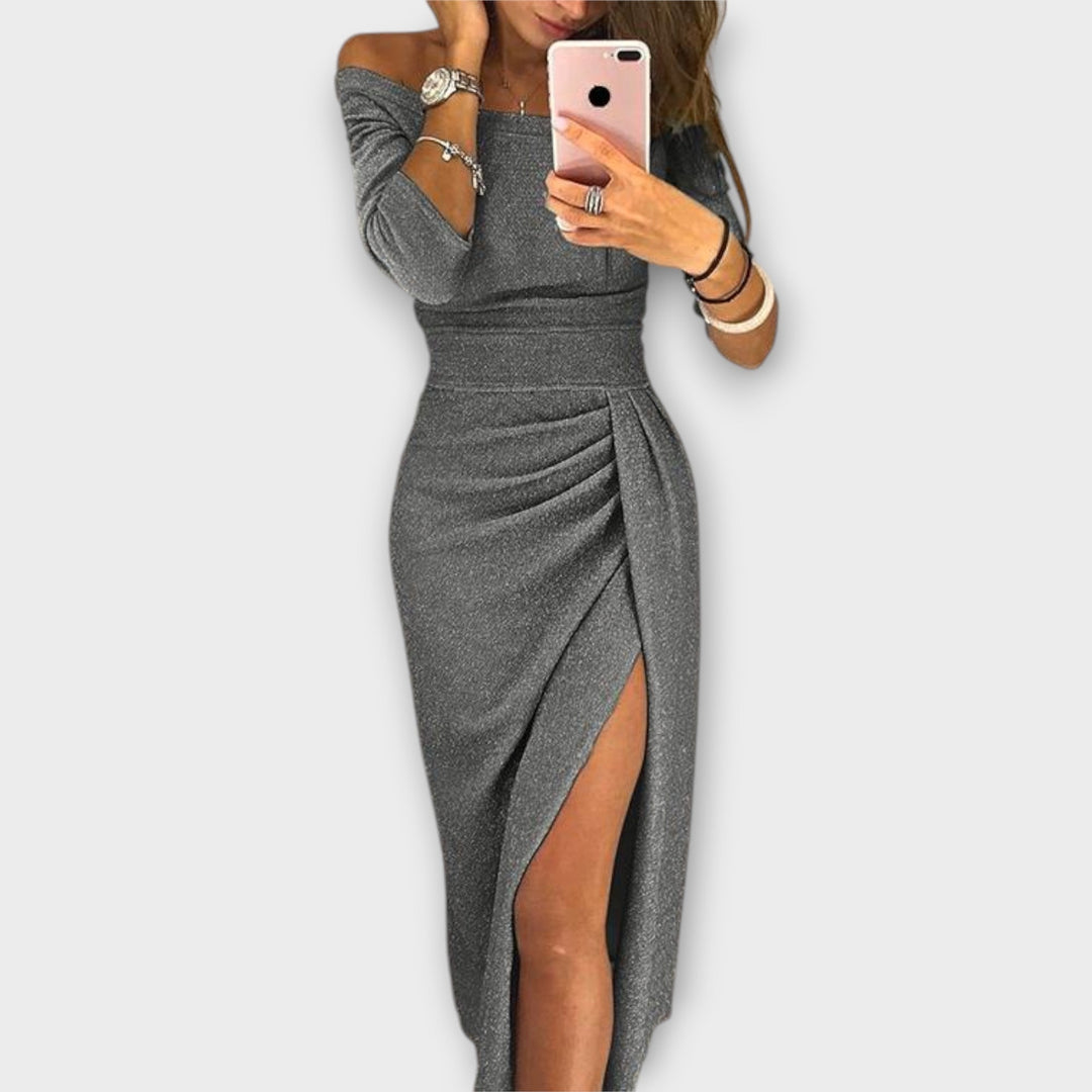 Kira | Abito elegante con spalle scoperte