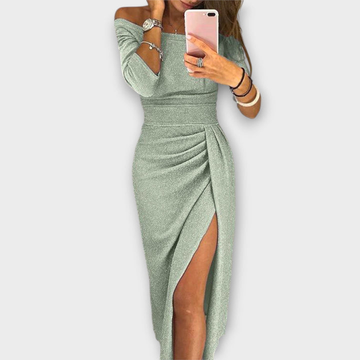 Kira | Abito elegante con spalle scoperte
