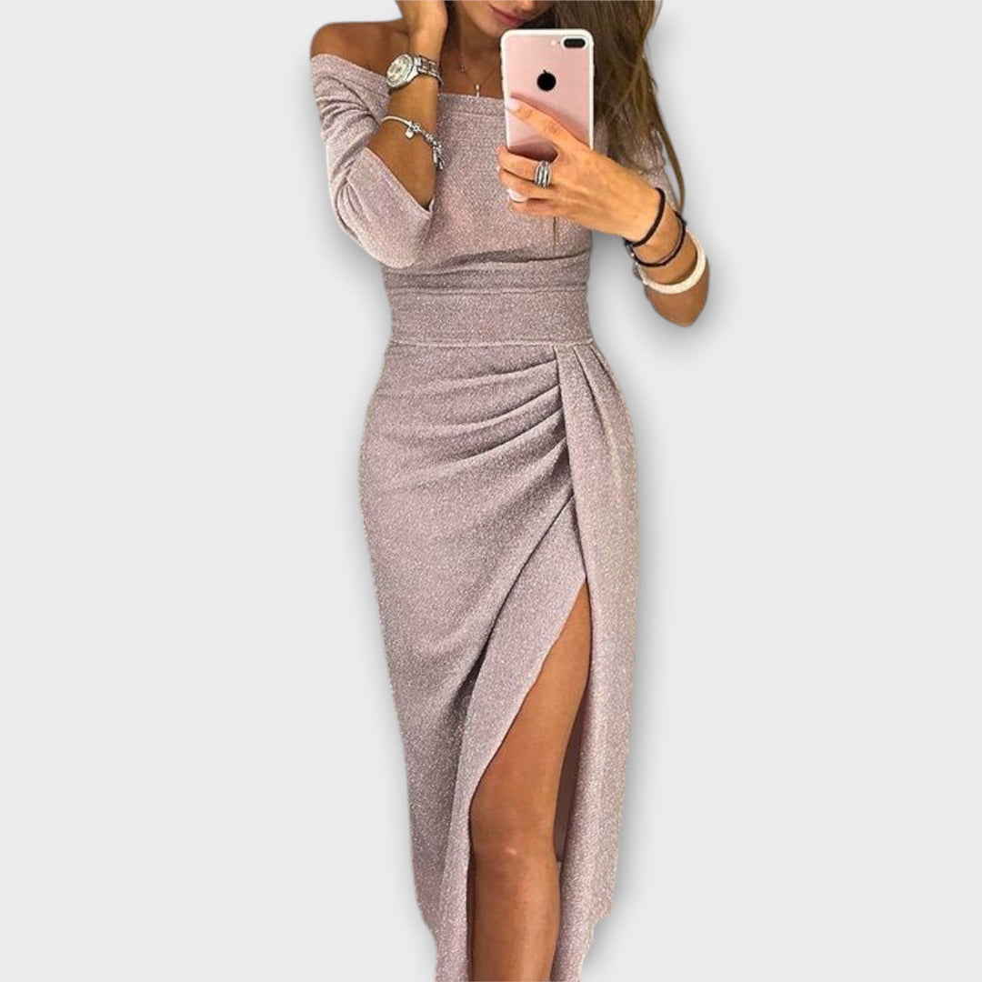 Kira | Abito elegante con spalle scoperte
