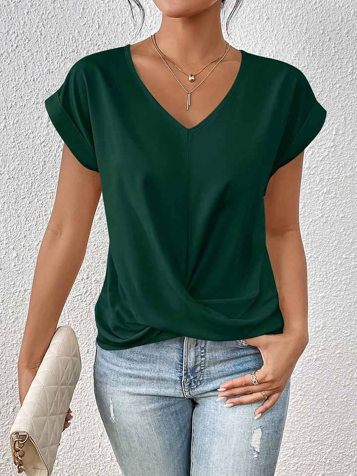 Mariella | T-shirt con scollo a cuore