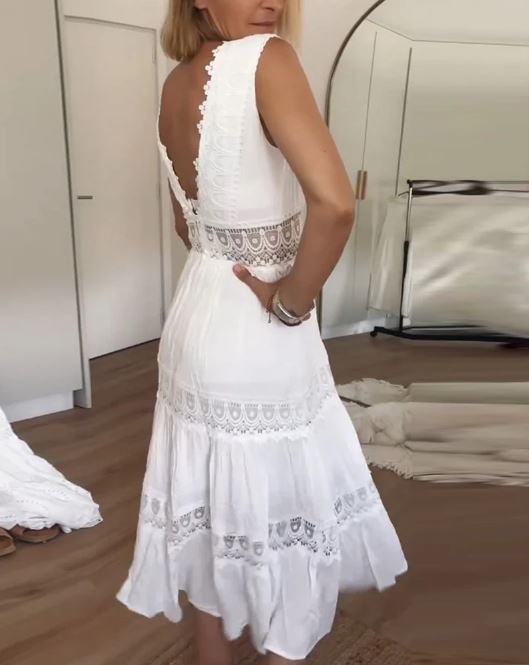 Lilia | Abito in pizzo