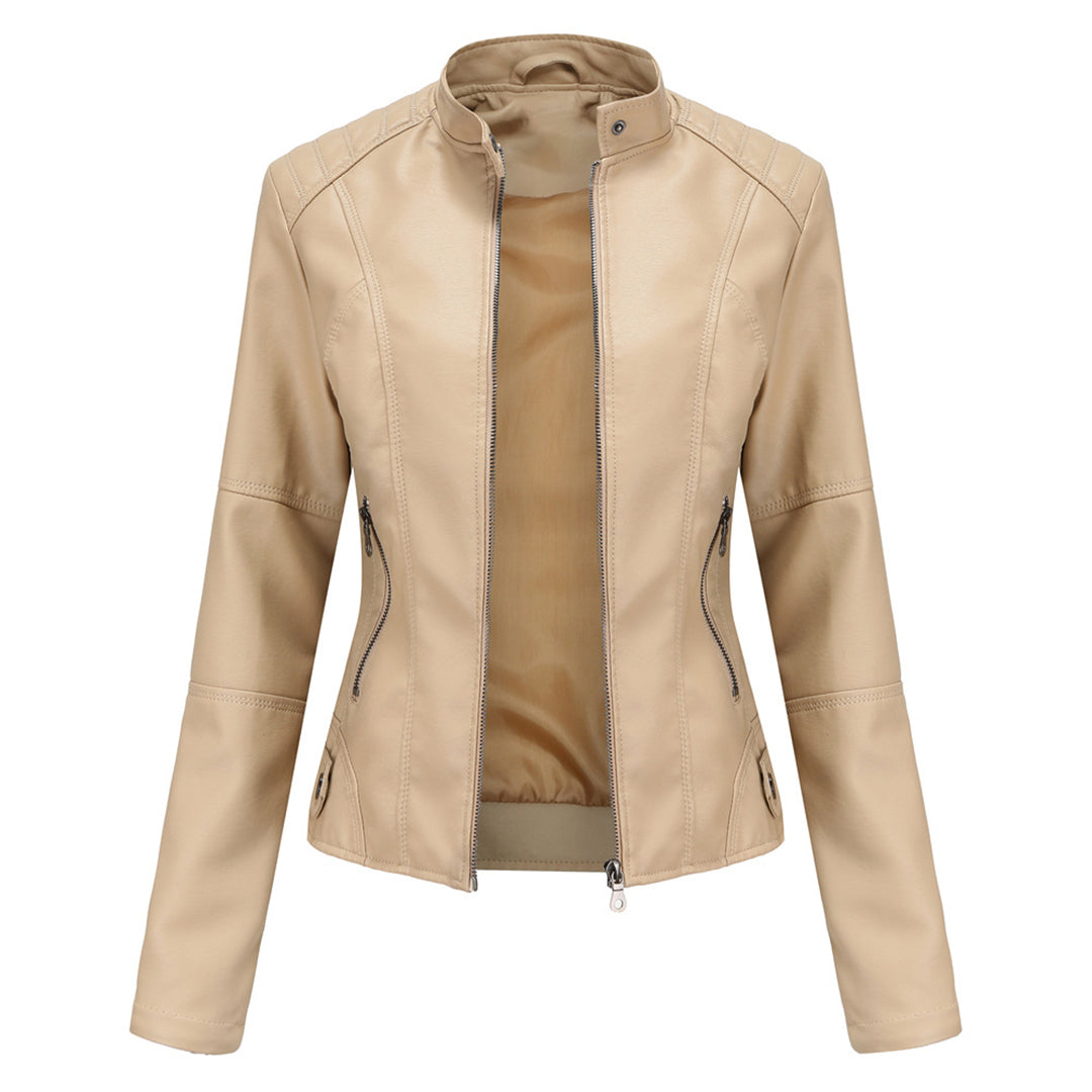 Fiorella | Giacca in pelle elegante
