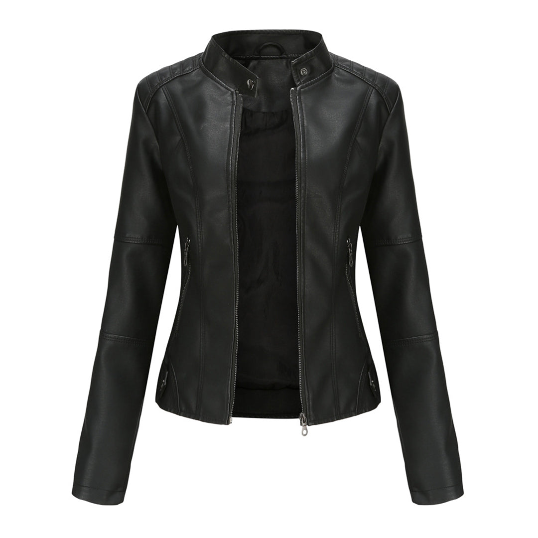 Fiorella | Giacca in pelle elegante