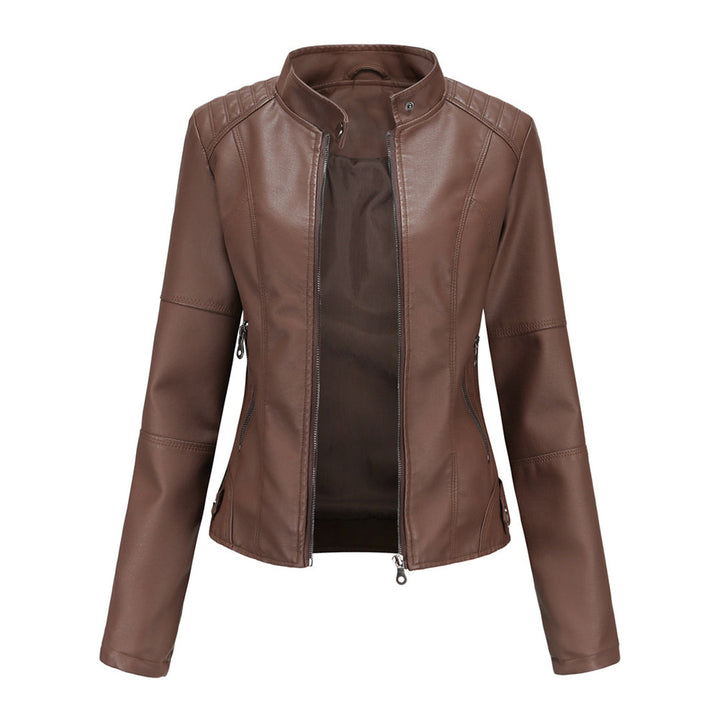 Fiorella | Giacca in pelle elegante