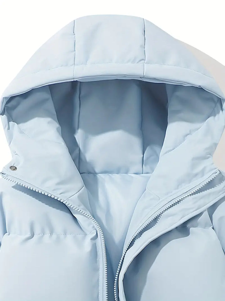 Chloe | Cappotto invernale foderato con cappuccio