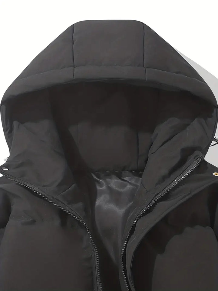 Chloe | Cappotto invernale foderato con cappuccio
