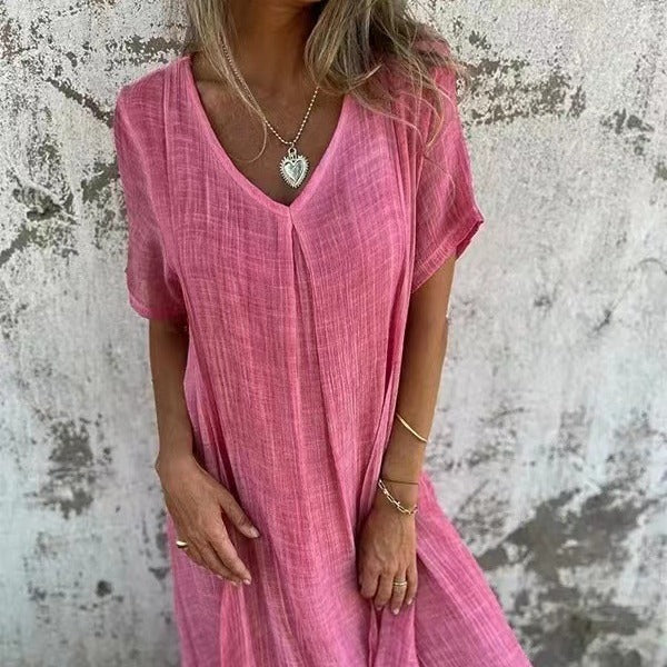 Talia | Abito leggero con scollo a V