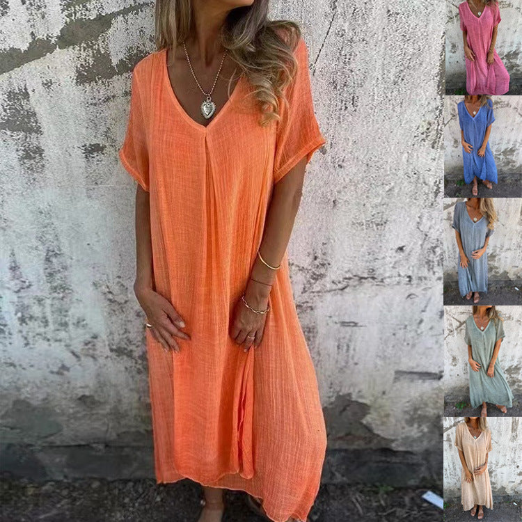 Talia | Abito leggero con scollo a V