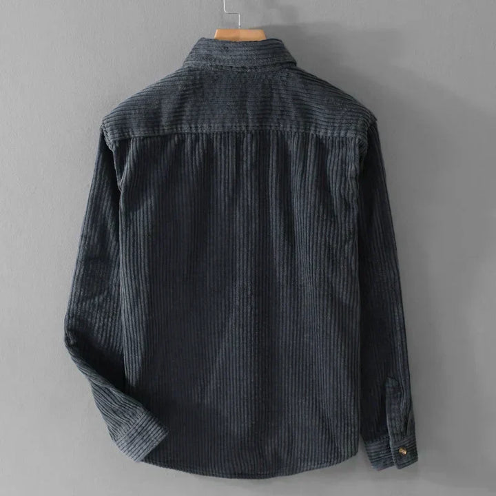 Dario | Camicia casual in velluto a coste