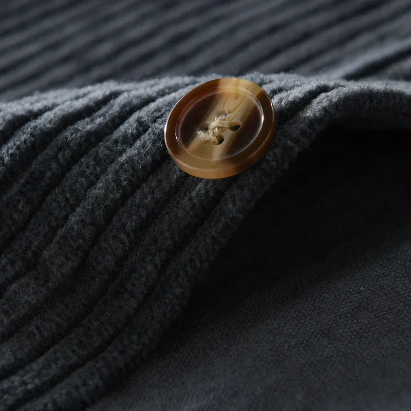 Dario | Camicia casual in velluto a coste