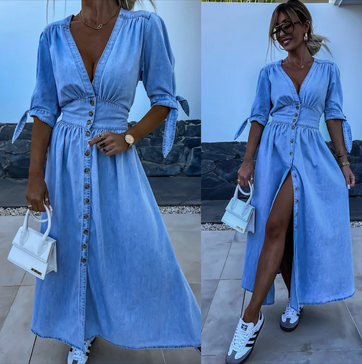 Paolina | Abito in denim radioso