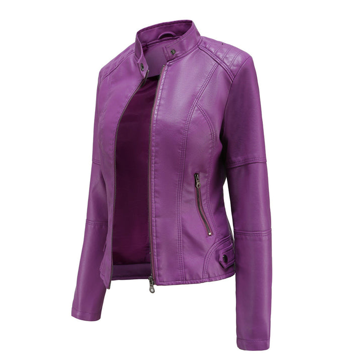 Fiorella | Giacca in pelle elegante