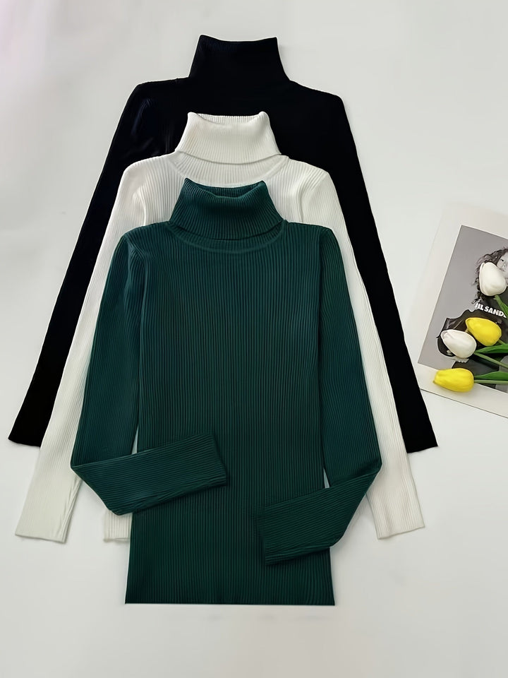 Amara | Maglione dolcevita in maglia premium