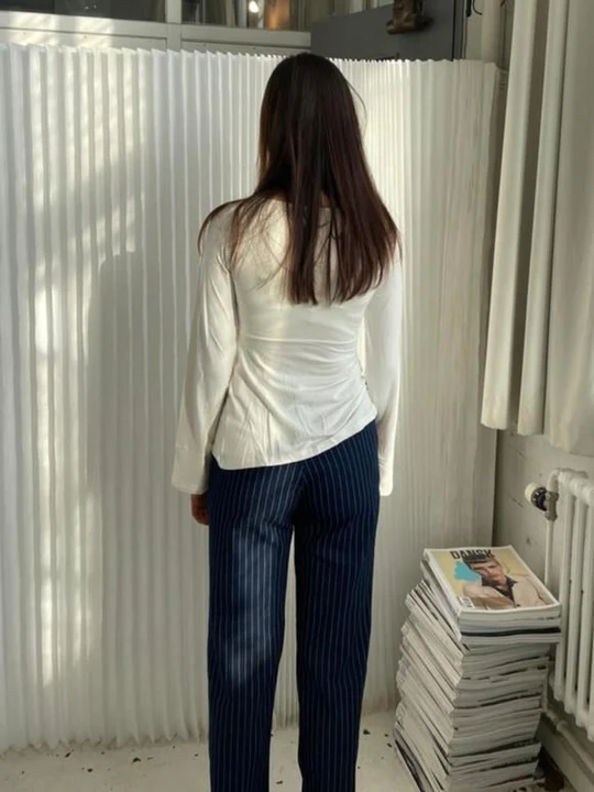 Alessia | Manica lunga slim fit
