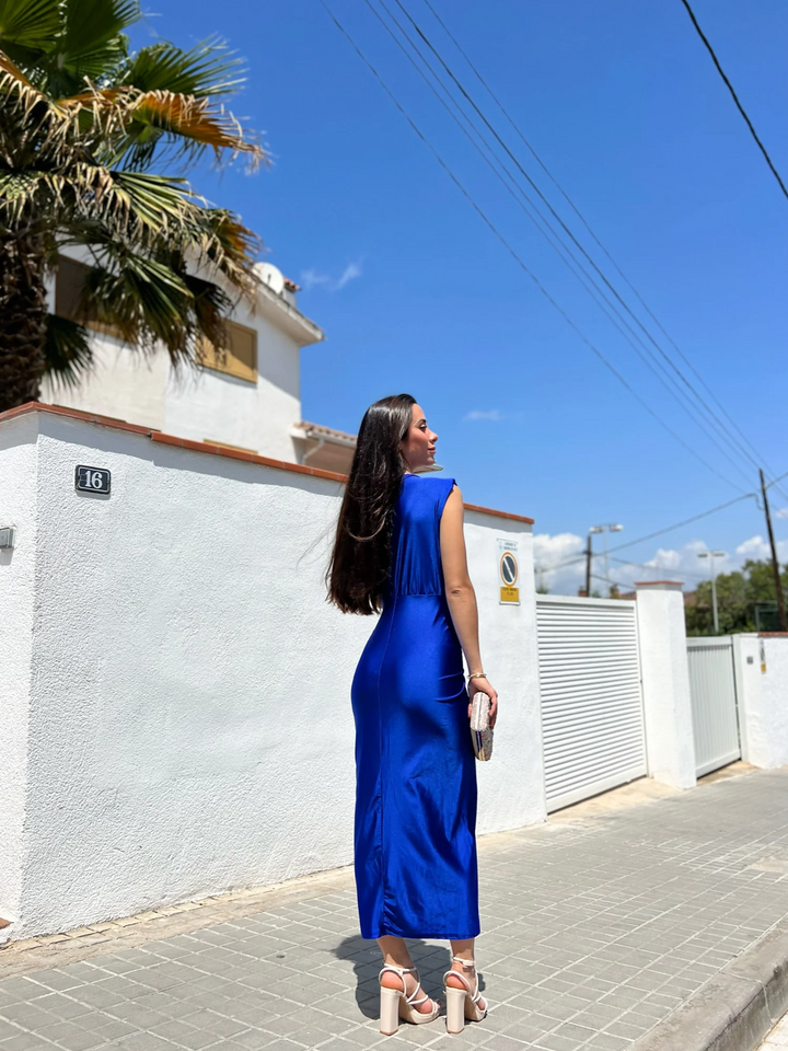 Niyara | Abito con scollo a fiocco