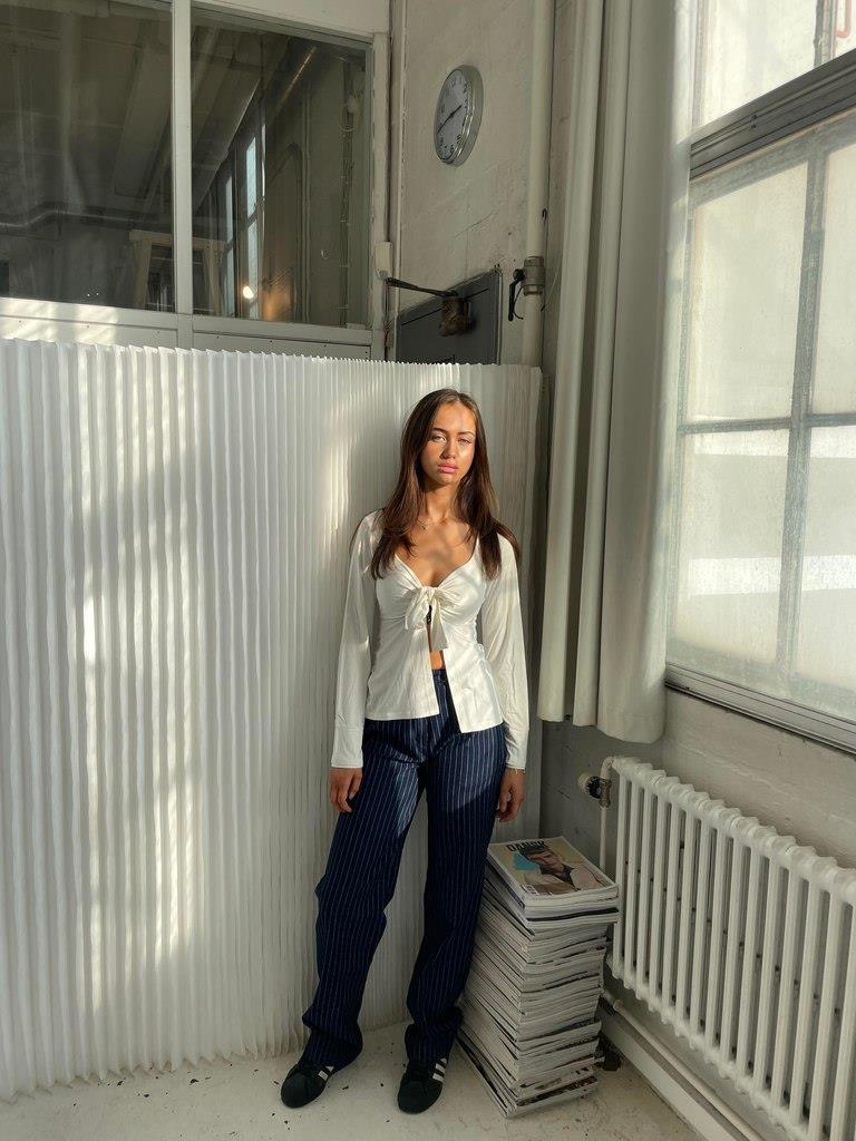 Alessia | Manica lunga slim fit