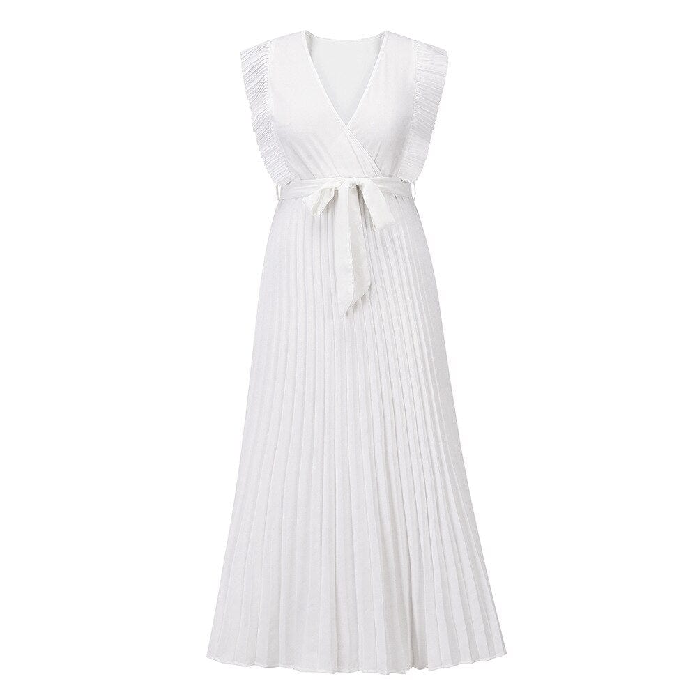 Zelina™ - Abito con scollo a V