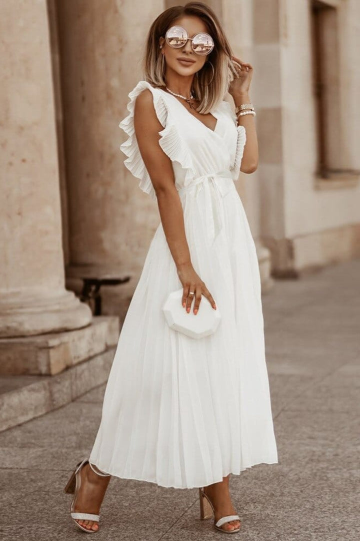 Zelina™ - Abito con scollo a V