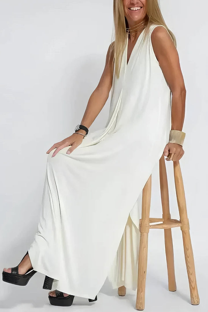 Marta | Abito lungo elegante con cardigan abbinato in omaggio
