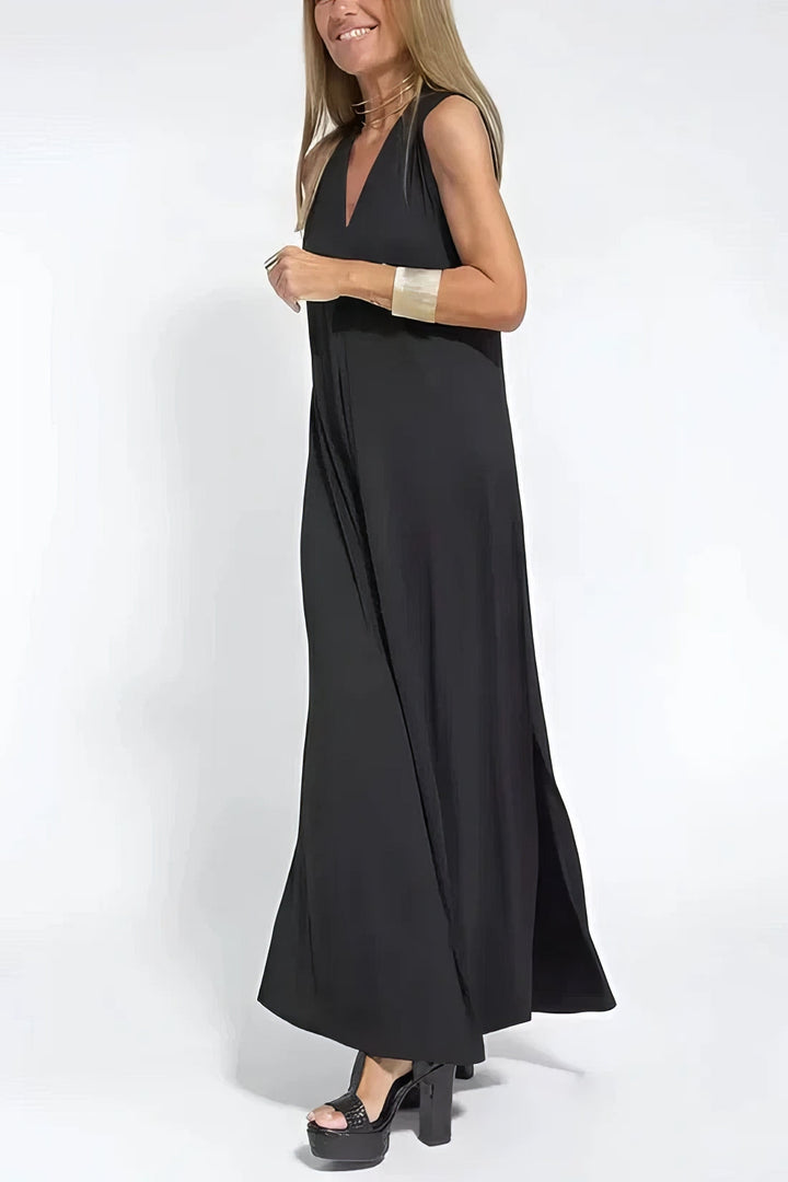 Marta | Abito lungo elegante con cardigan abbinato in omaggio