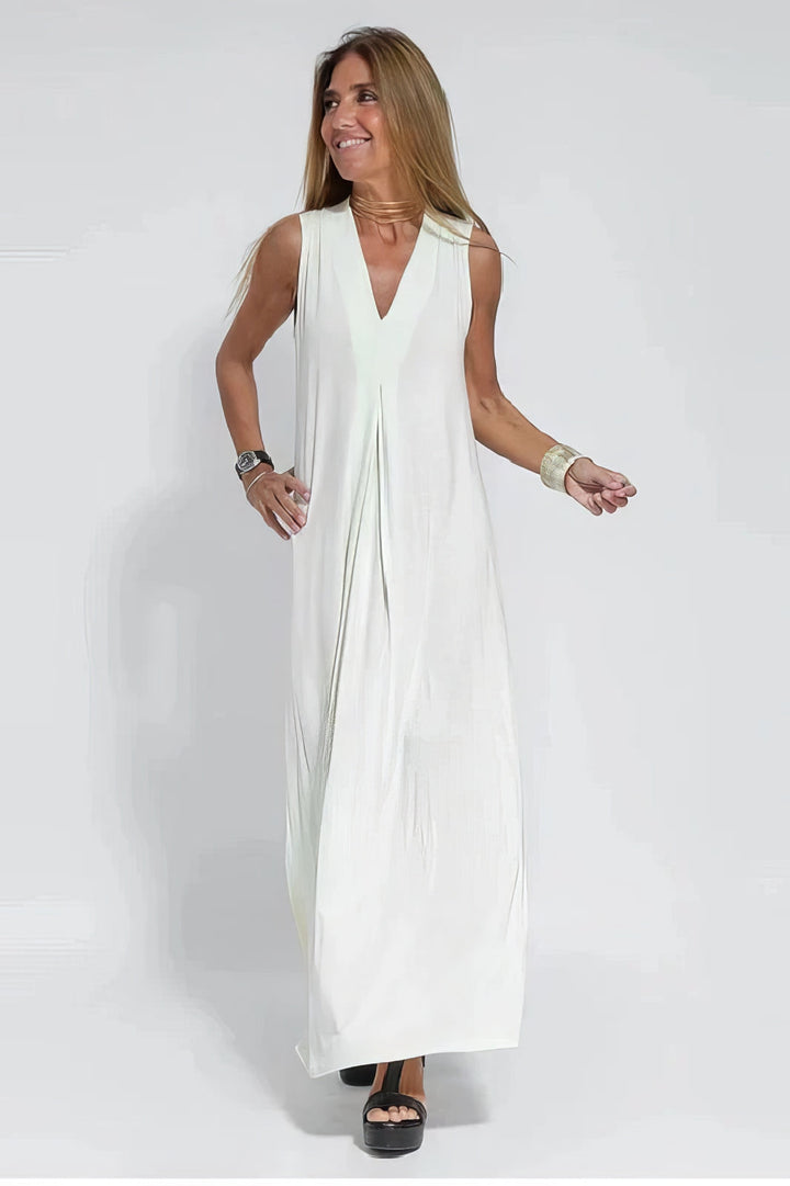 Marta | Abito lungo elegante con cardigan abbinato in omaggio